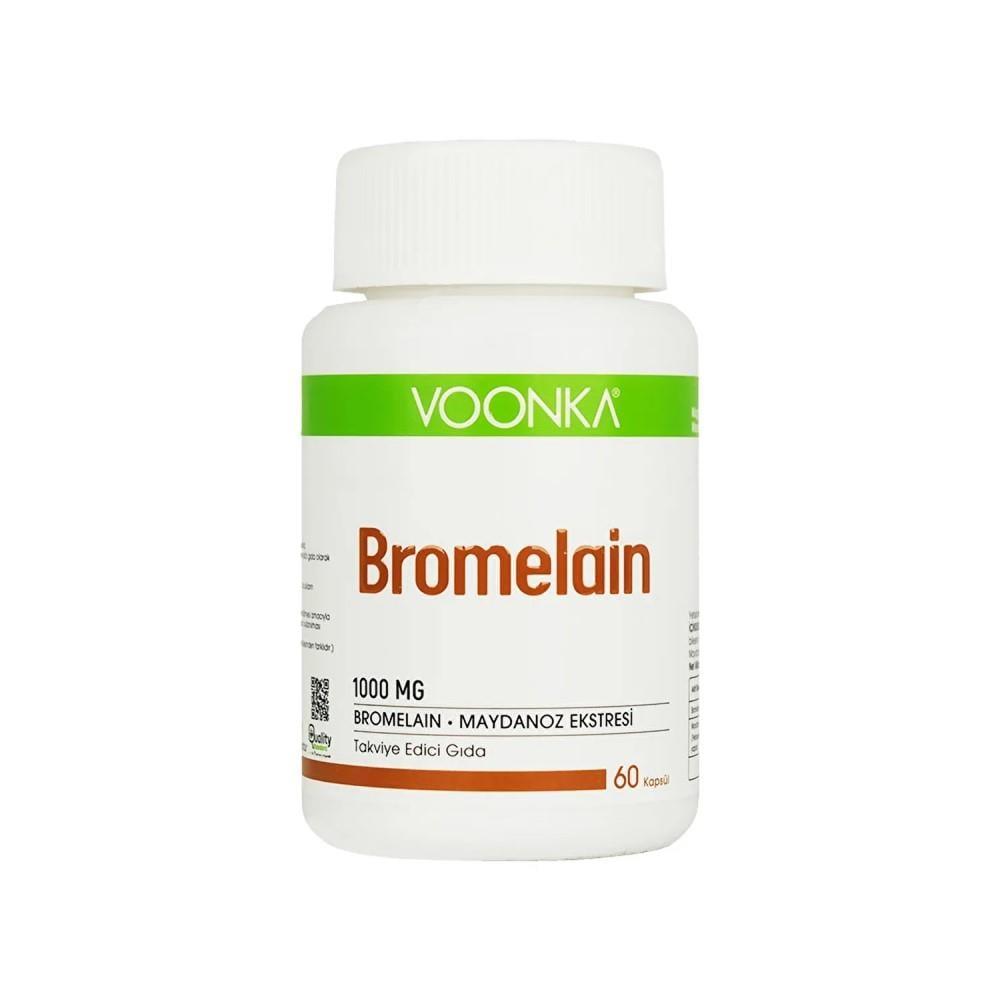 Voonka Bromelain Supplement - 60 Capsules for Digestive Health &amp; Anti-Inflammatory Support
