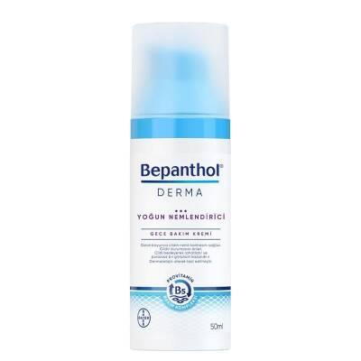 Bepanthol Derma: Intense Hydrating Night Face Cream - Dry, Sensitive Skin Repair &amp; Regeneration - Paraben-Free, Dermatological Skincare