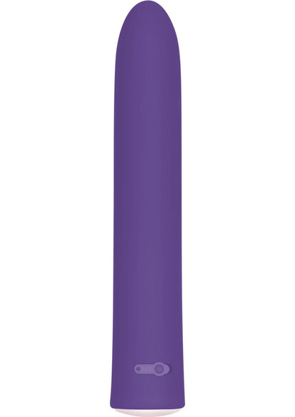 Evolved 7 Function Rechargeable Slim Design Vibrator – Purple