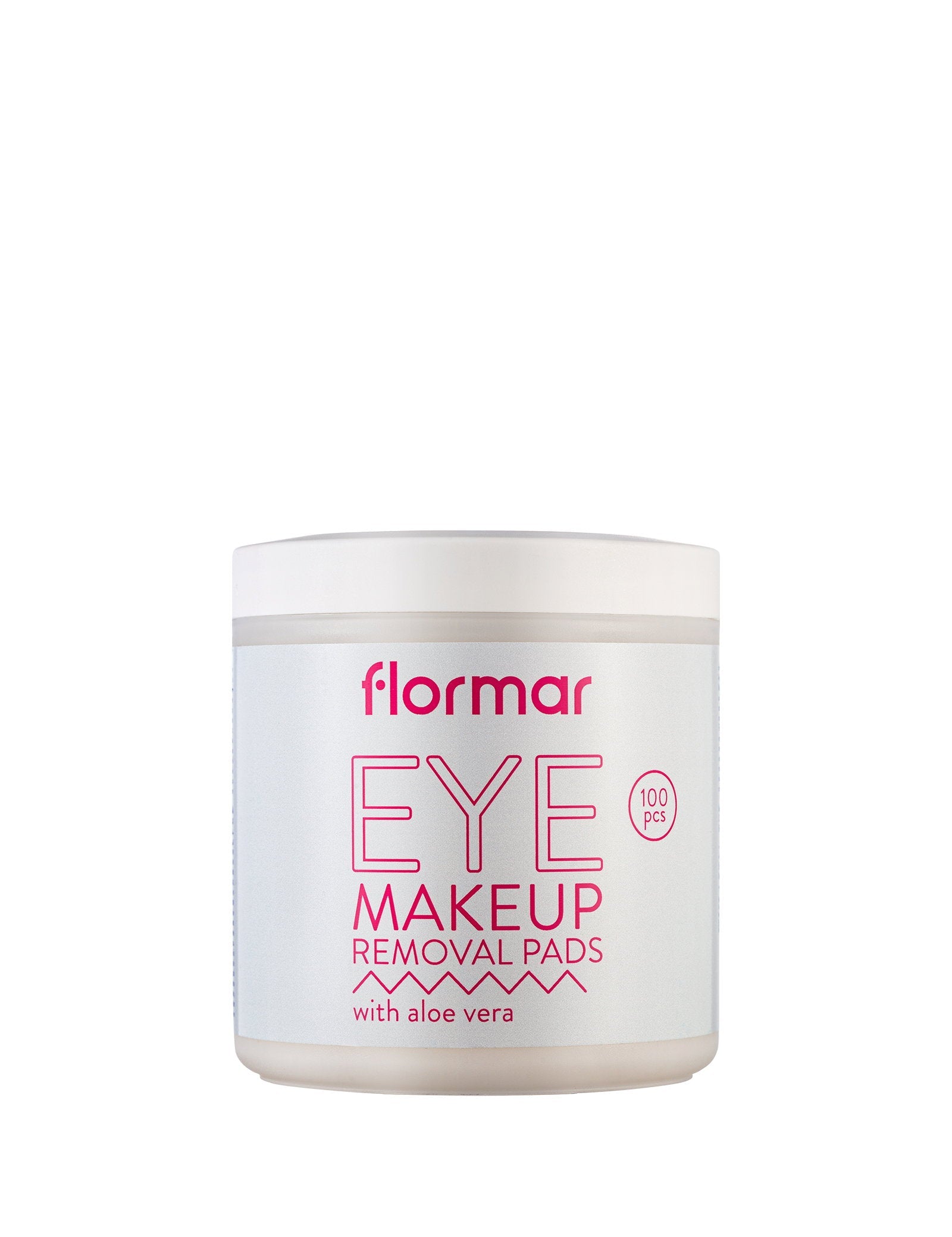 Flormar Aloe Vera &amp; Glycerin Eye Makeup Remover Pads 100 Count