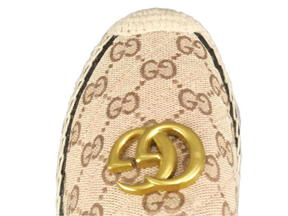 Gucci GG Matelassé Espadrille Marmont Flat Slip On