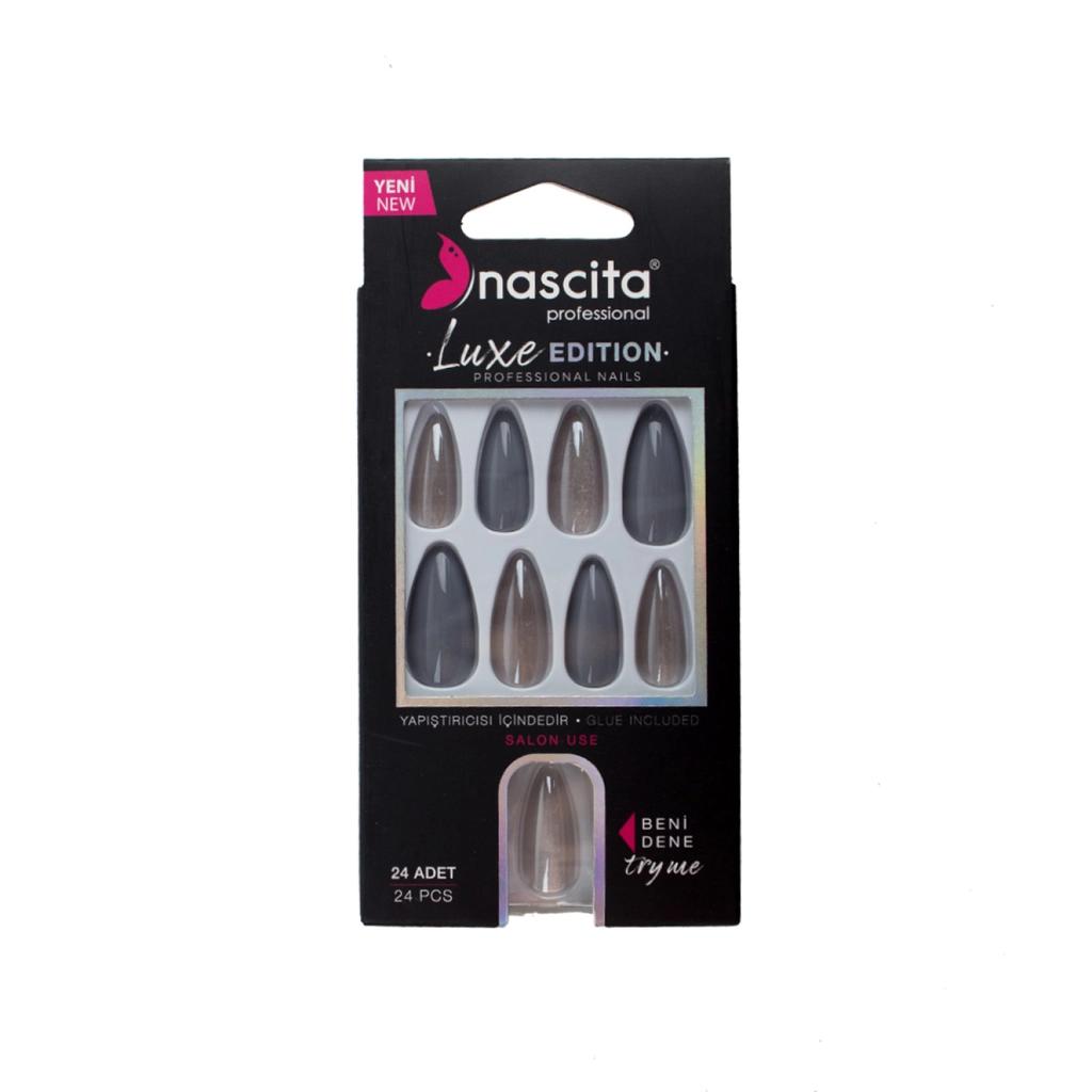 Nascita Luxe Edition Almond Turquoise Press-On Nails 24-Pack
