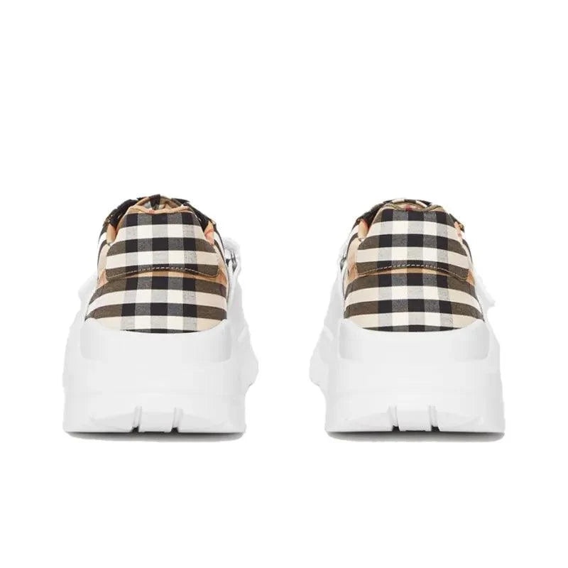 Burberry Vintage Check Cotton Archive Sneakers Beige