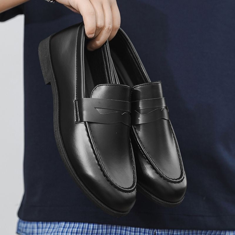Mens Suede Slip-On Loafers