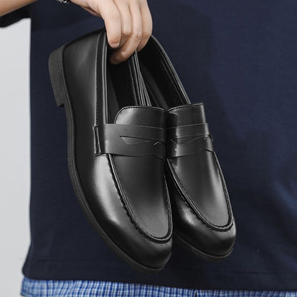 Mens Suede Slip-On Loafers