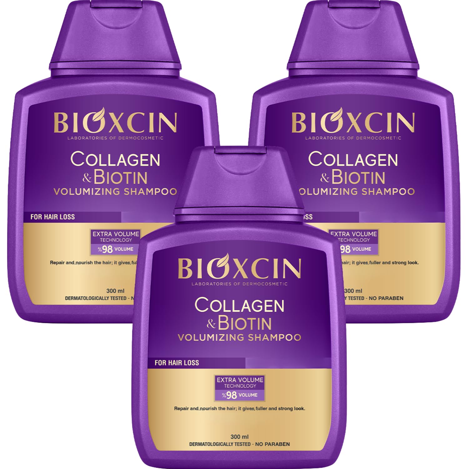 Bioxcin Collagen &amp; Biotin Volume Shampoo 300 ml Advantageous Set of 2
