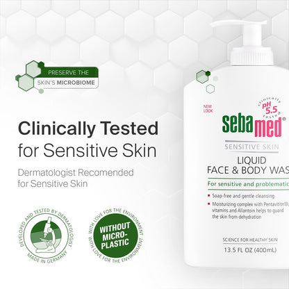 Sebamed Liquid Face &amp; Body Wash - 1000 ml