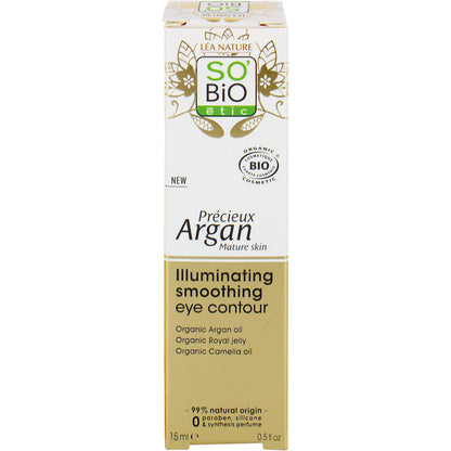 SO’BiO Argan Brightening &amp; Smoothing Eye Cream 0.5 oz