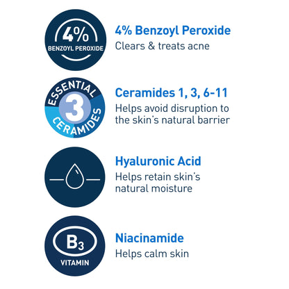CeraVe Foaming Cleanser - 4 Pack | 20ml Each