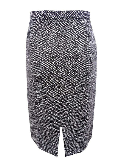 Kasper Womens Jacquard Slim Pencil Skirt, Size 10