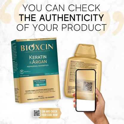 Bioxcin Keratin and Argan Restorative Extra Repair Techno Shampoo 300 ml