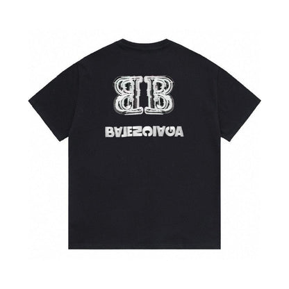 Balenciaga Black T-Shirt Without Collar