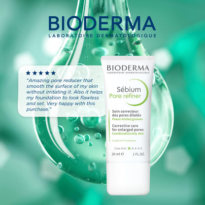 Bioderma Sebium Mat Control Matifying Face Cream - 8-Hour Shine Control, Non-Comedogenic &amp; Hypoallergenic Moisturizer