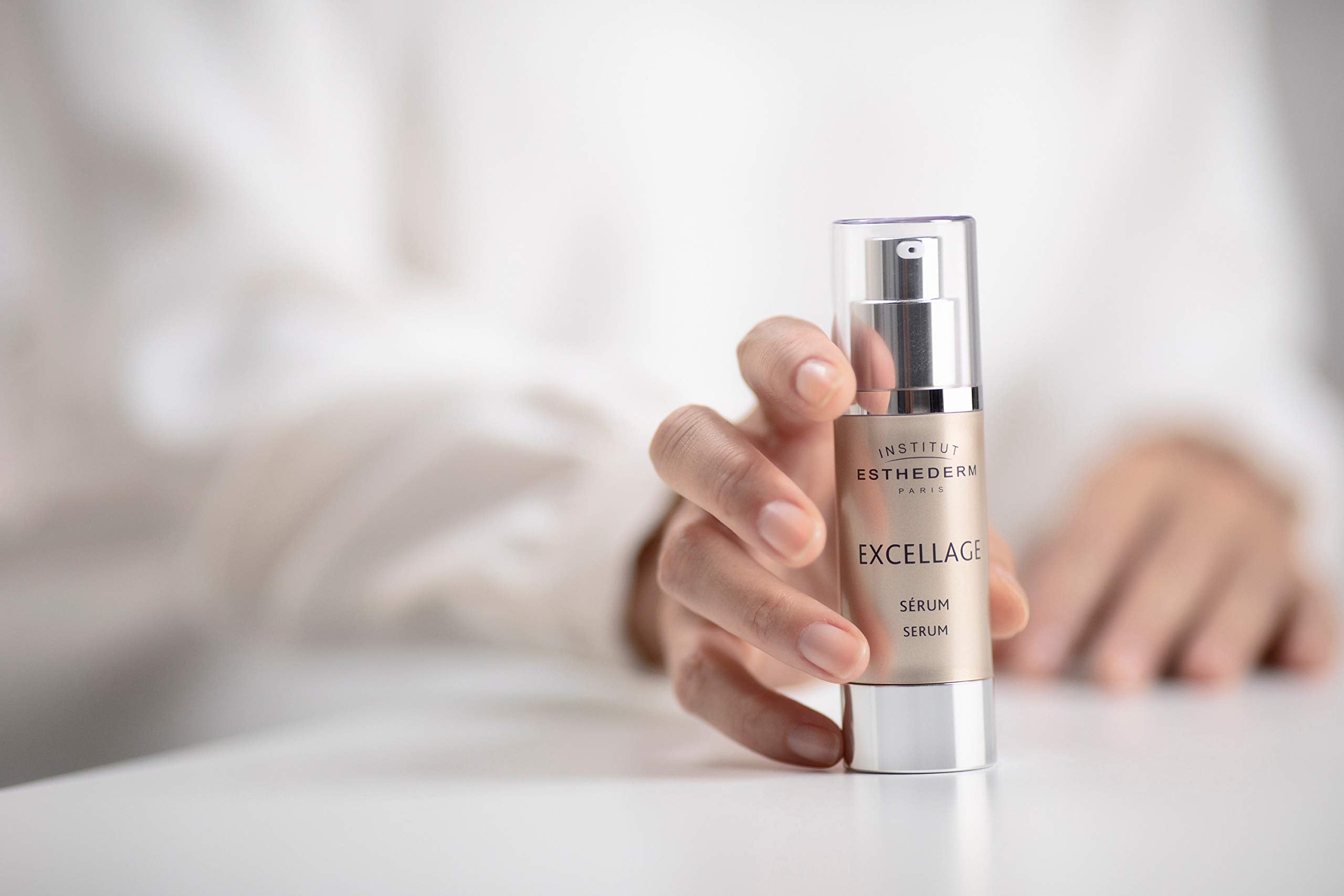 Institut Esthederm Excellage Anti-Aging Serum 30ml - Boosts Skin Elasticity &amp; Firmness