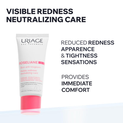 Uriage Roseliane Anti-Redness Cream 40ml - Soothe Sensitive Skin, Hypoallergenic &amp; Non-Comedogenic