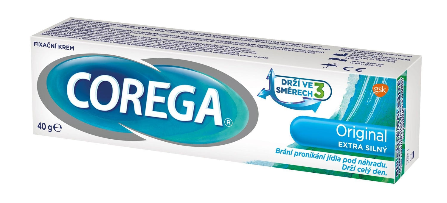 Corega Max Control Denture Adhesive Cream 40g - Strong Hold | Dental Care