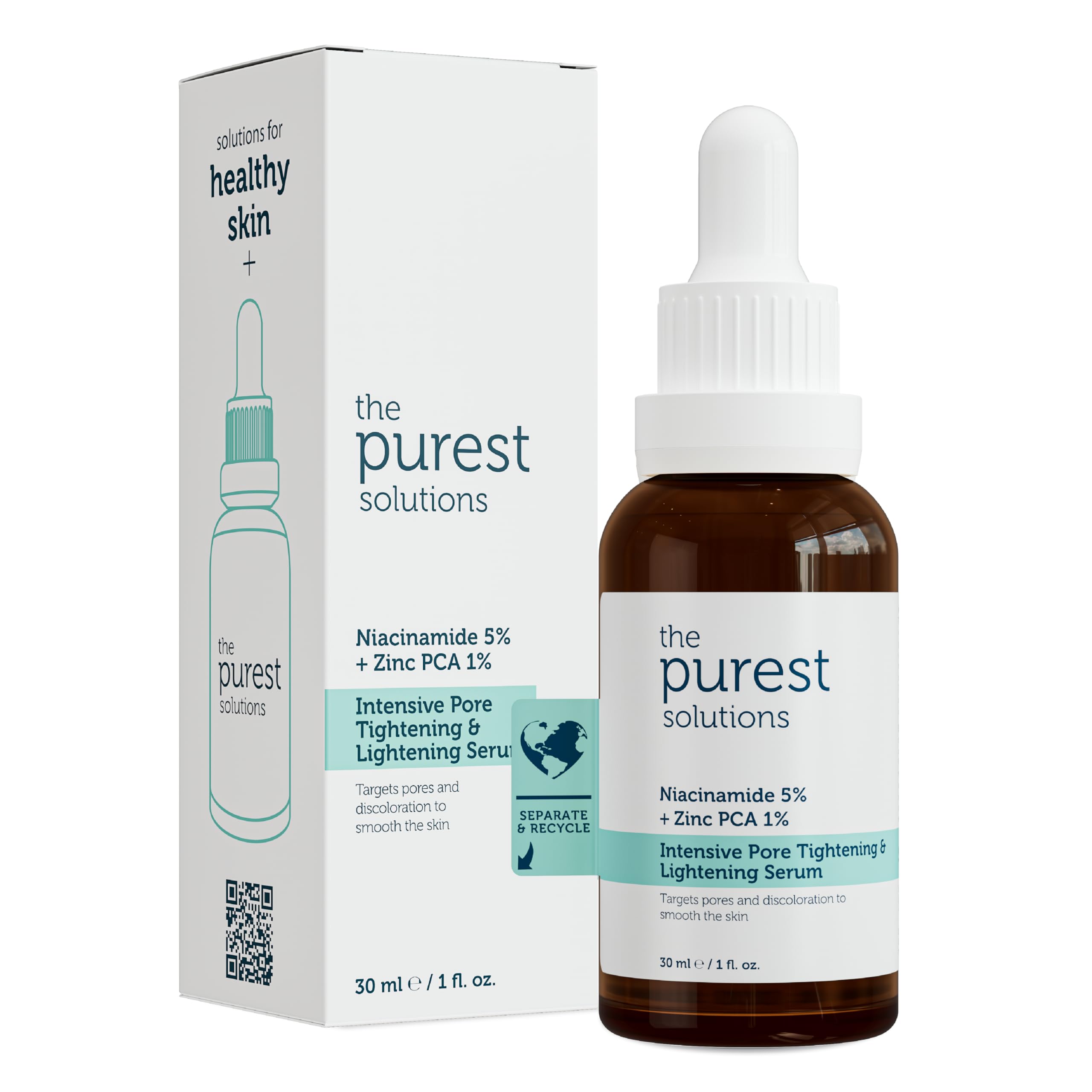 The Purest Solutions Intensive Pore Tightening and Lightening Serum | 30ml