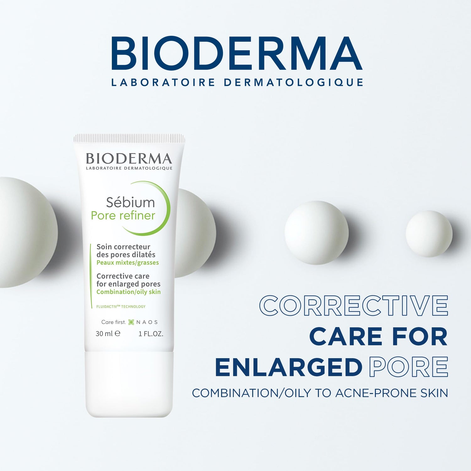 Bioderma Sebium Mat Control Matifying Face Cream - 8-Hour Shine Control, Non-Comedogenic &amp; Hypoallergenic Moisturizer