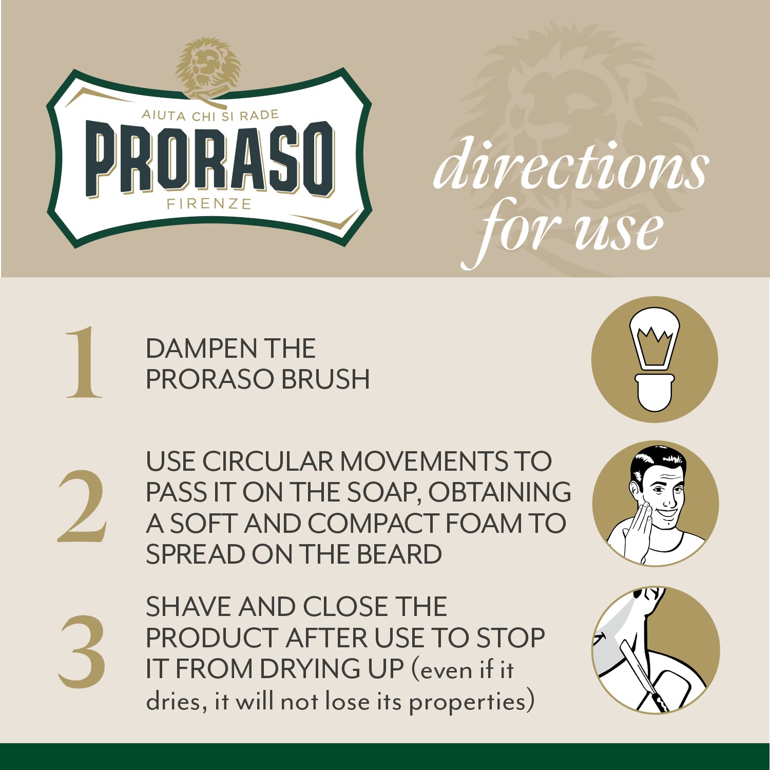 Proraso Shaving Cream - Menthol &amp; Eucalyptus | 5.2 oz