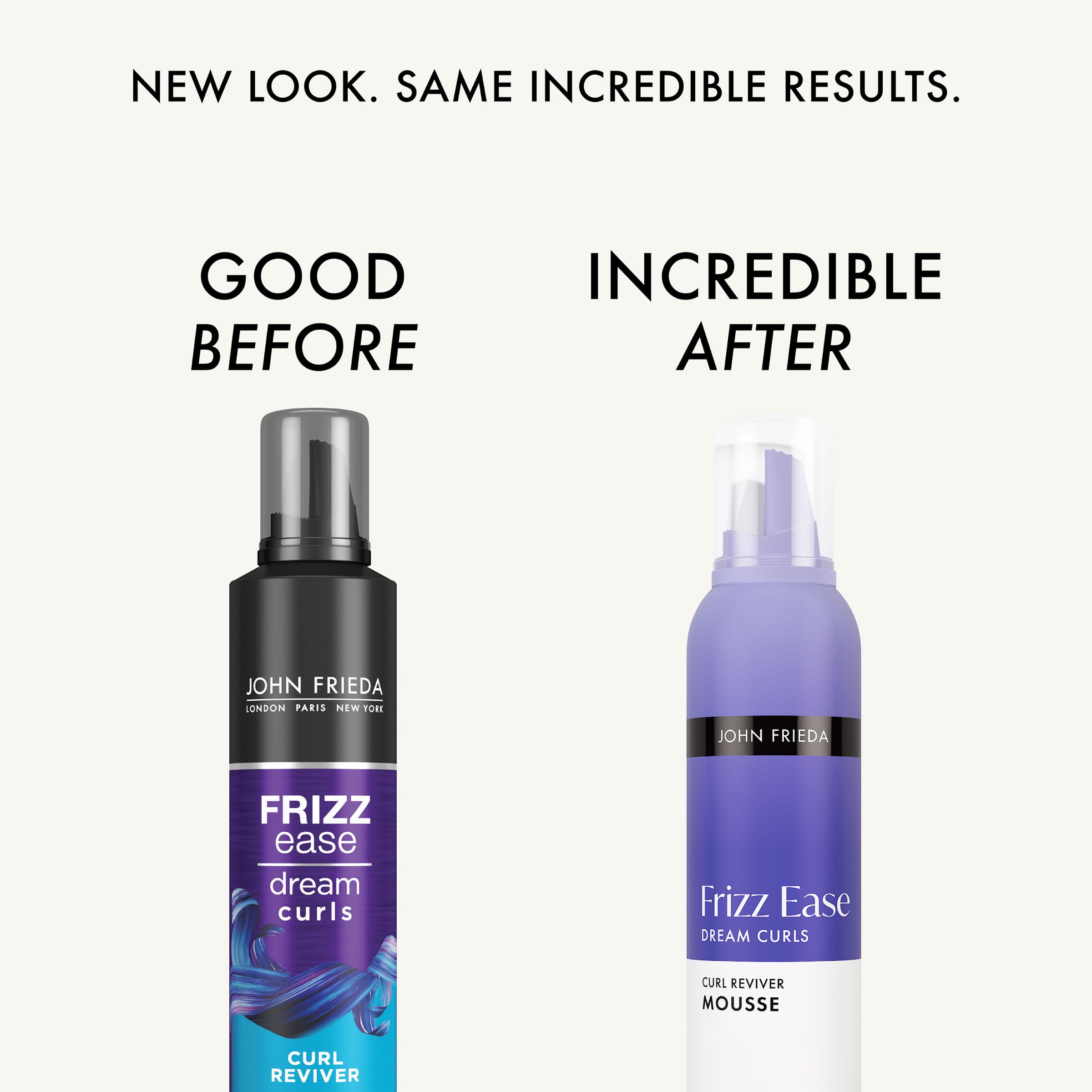 John Frieda Frizz Ease Curl Reviver Mousse - Enhances Curls &amp; Reduces Frizz