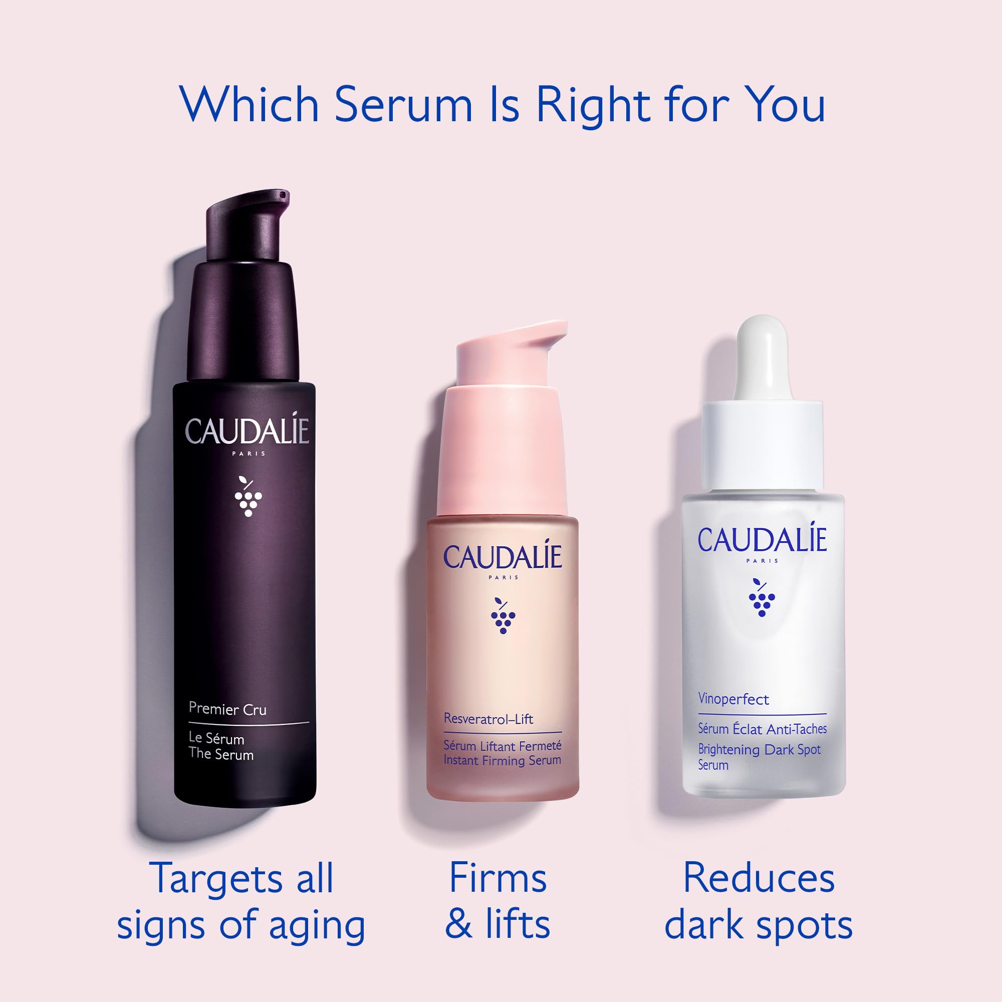 Caudalie Resveratrol Lift Firming Serum - Anti-Aging, Firming &amp; Lifting Serum with Resveratrol for Youthful Skin