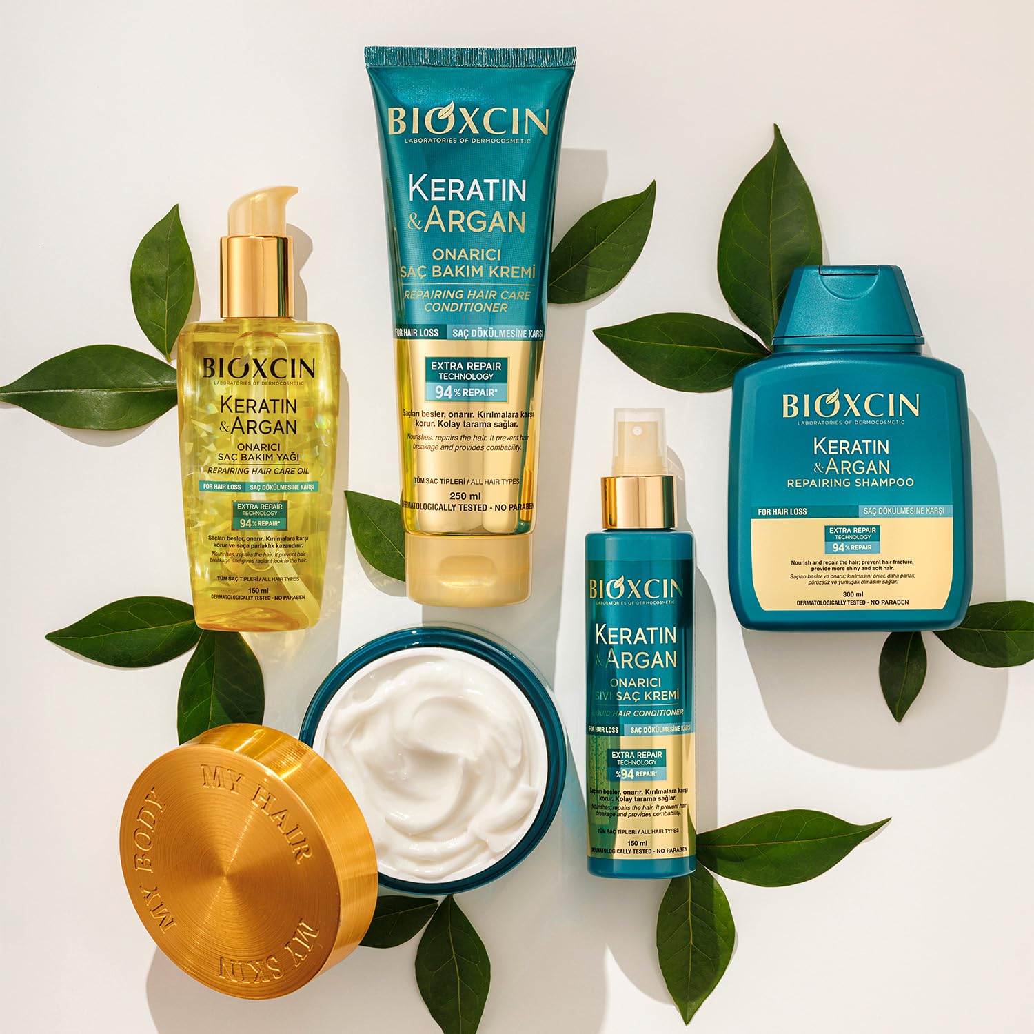 Bioxcin Keratin &amp; Argan Repair Hair Care Oil 150 ml