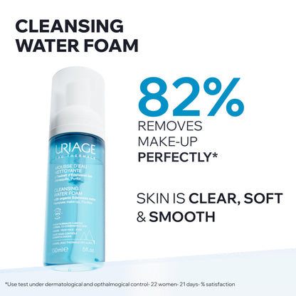 Uriage Gentle Facial Cleansing Foam &amp; Makeup Remover - Suitable for Normal &amp; Combination Skin Types