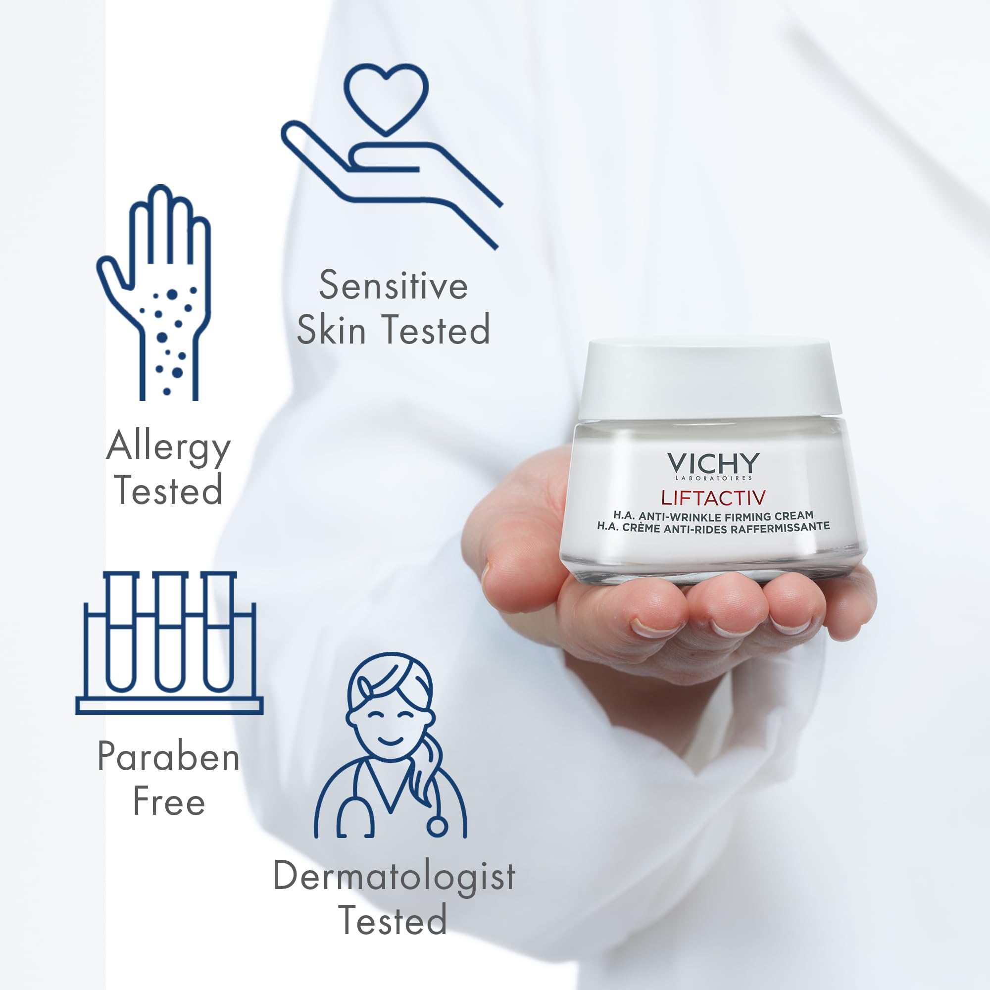 Vichy Liftactiv Supreme Anti-Aging Face Cream for Dry Skin - 1.69 fl oz, Reduces Fine Lines &amp; Wrinkles