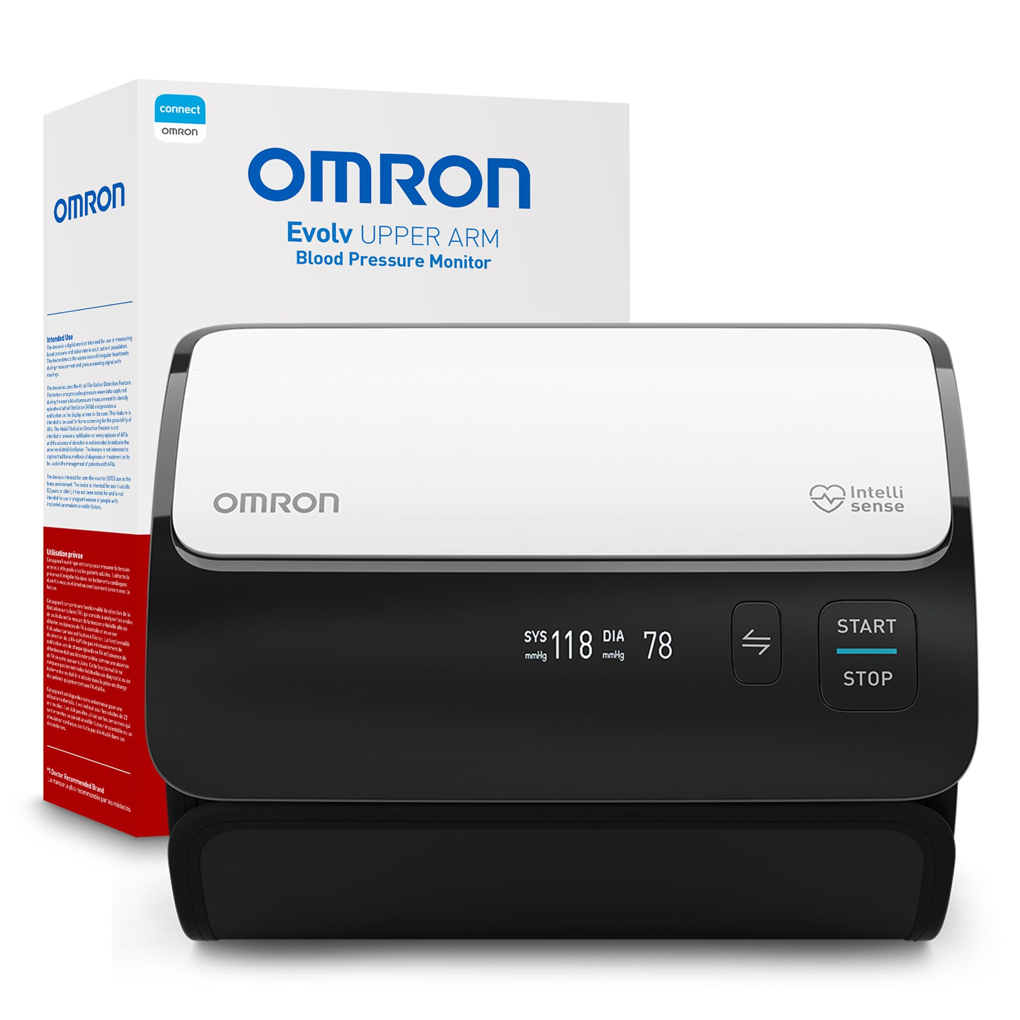 Omron M3 Comfort Digital Blood Pressure Monitor with Smart Cuff &amp; Irregular Heartbeat Detection