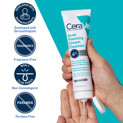 CeraVe Foaming Cleanser - 4 Pack | 20ml Each
