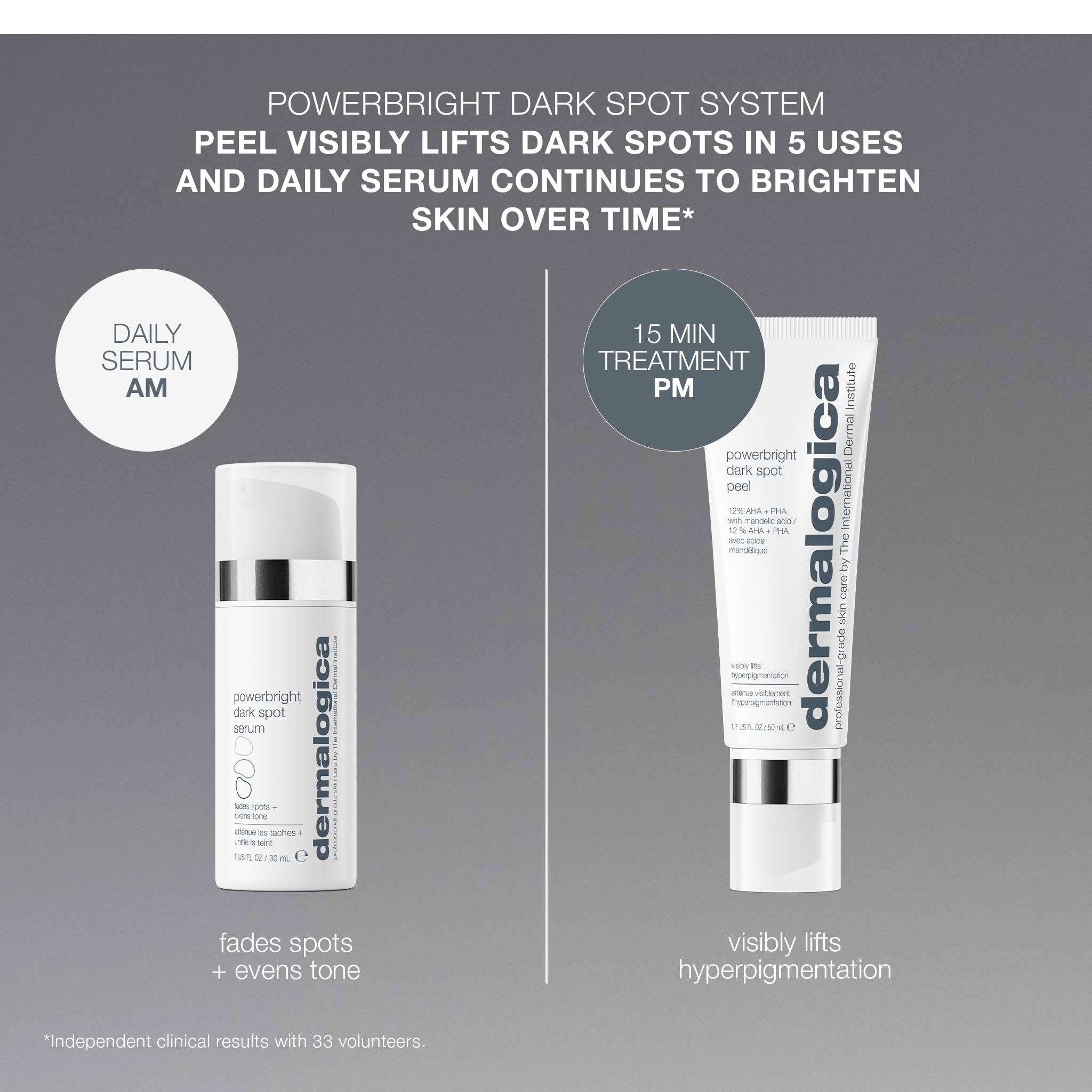 Dermalogica PowerBright Dark Spot Treatment Serum - Niacinamide Serum for Hyperpigmentation &amp; Even Skin Tone