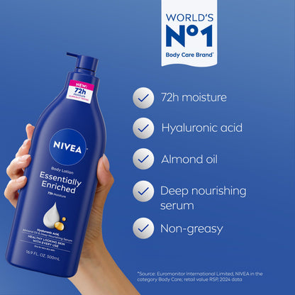 Nivea Moisturizing Body Lotion - 16.9 fl oz | Deep Hydration