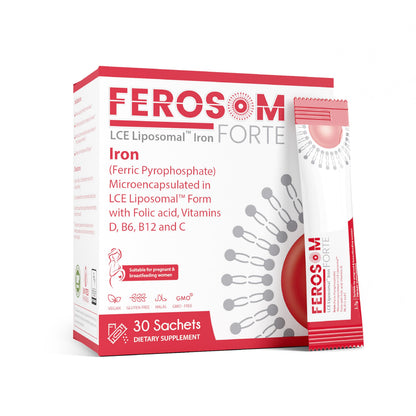 Ferosom Forte Liposomal Iron Capsules - 40 Count