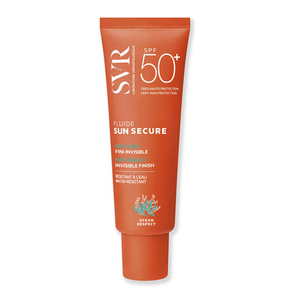 SVR Sun Secure Fluide SPF50+ Sunscreen Lotion - Water Resistant, Non-Greasy, Chemical-Free Protection