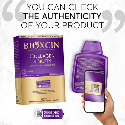 Bioxcin Collagen &amp; Biotin Volume Shampoo 300 ml Advantageous Set of 2