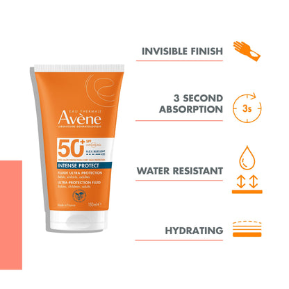 Avene Intense Protect SPF50+ Fluid Ultra Sunscreen 150 ml