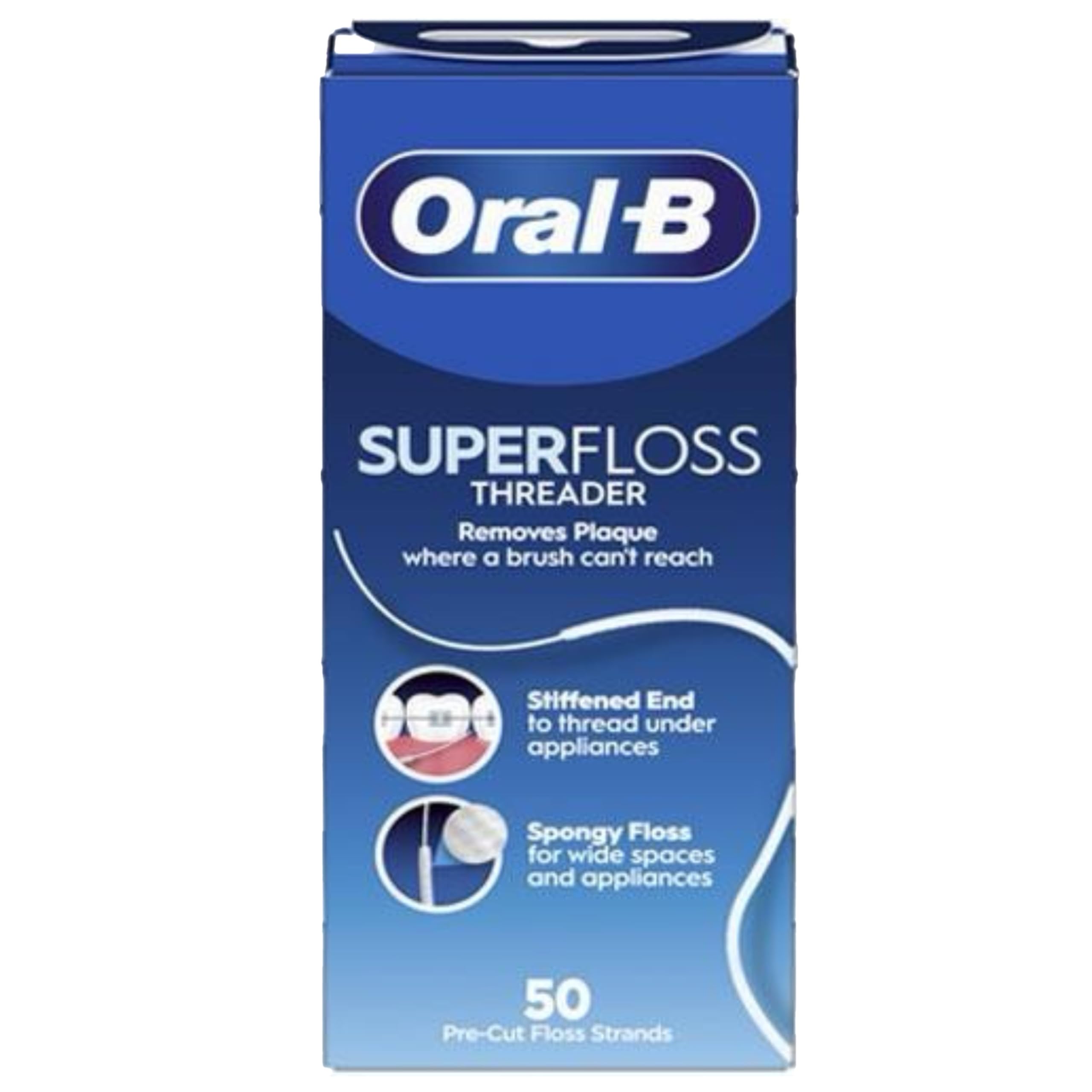 Oral-B Superfloss Dental Floss - Ideal for Braces &amp; Implants