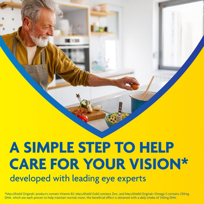 MacuShield Gold Eye Health Supplement - 90 Capsules with Lutein, Zeaxanthin &amp; Antioxidants