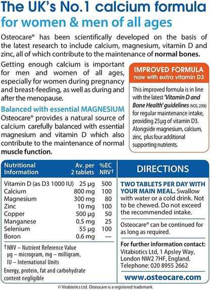 Vitabiotics Osteocare 90 Tablets