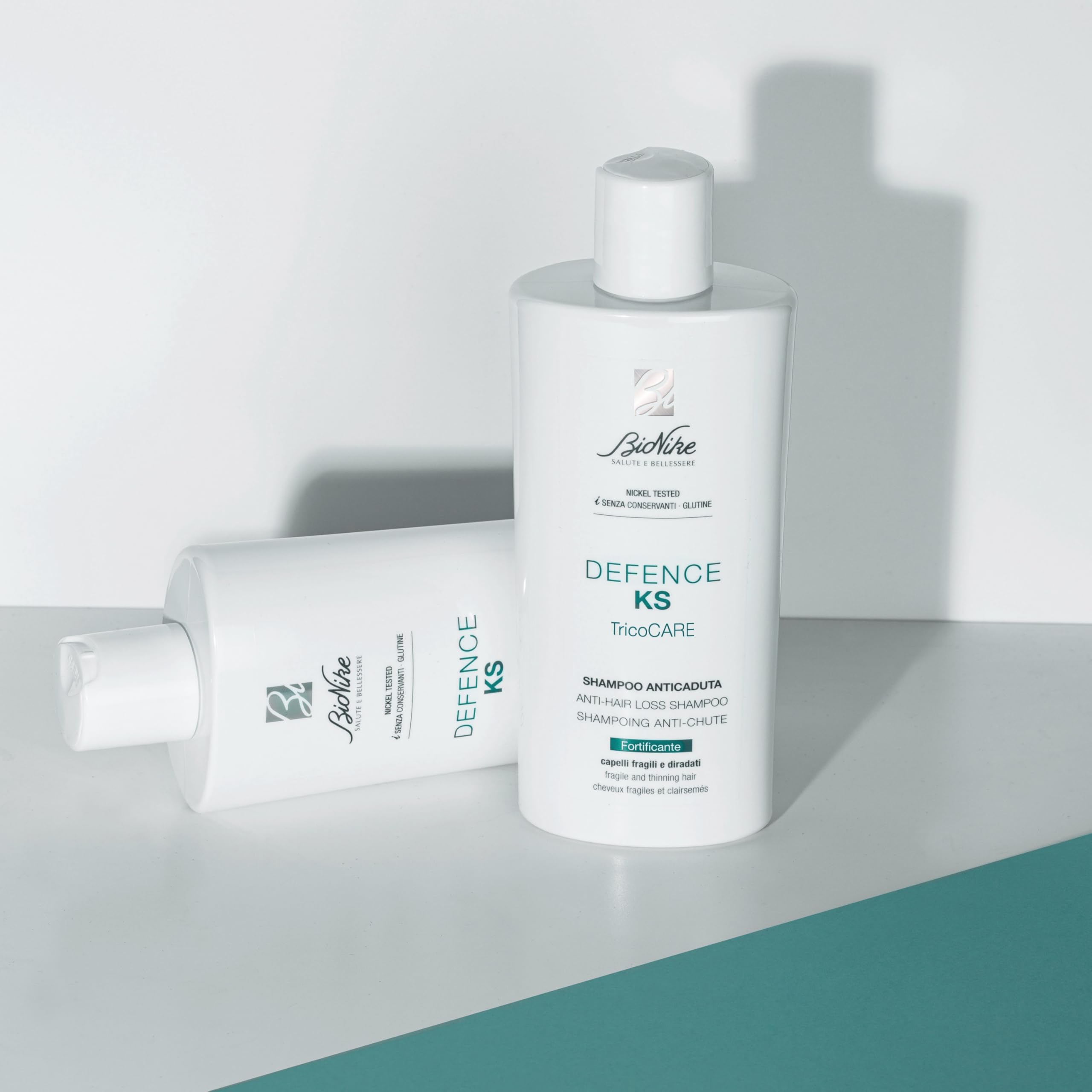 BioNike Defence KS Anti-Hair Loss Shampoo - Gentle, Biotin &amp; Niacinamide Enriched Formula for Thinning Hair, 6.76 fl oz