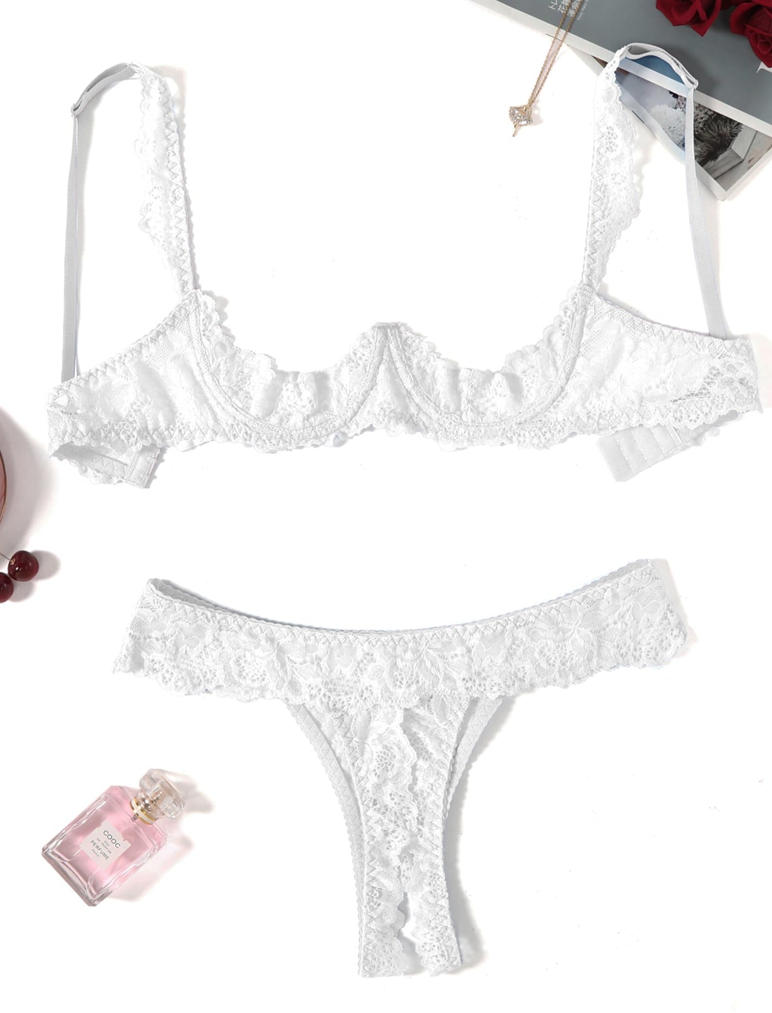 White Lace Women&
