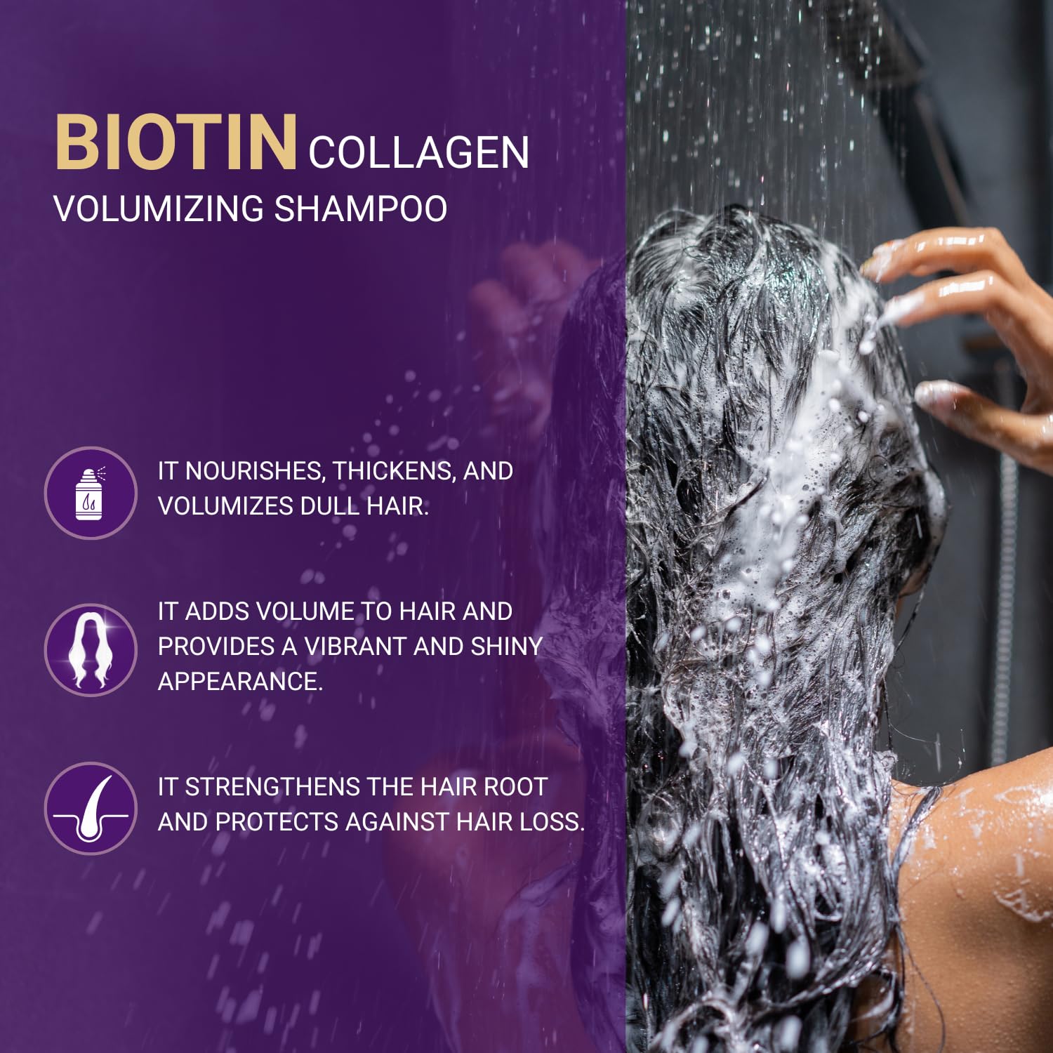Bioxcin Collagen &amp; Biotin Volume Shampoo 300 ml Advantageous Set of 2