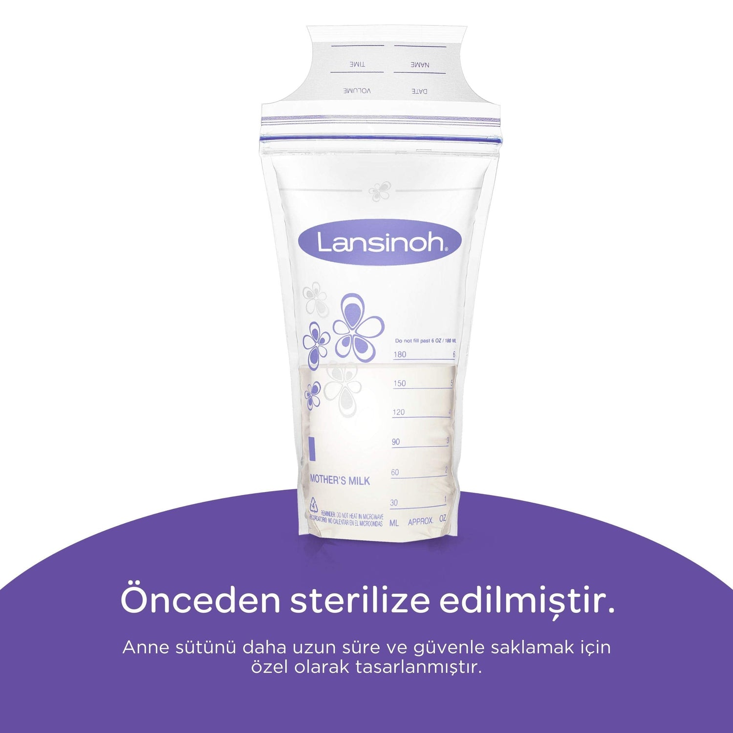 Lansinoh Breast Milk Storage Bags - BPA Free, Sterile &amp; Leak-Proof (25 Count)