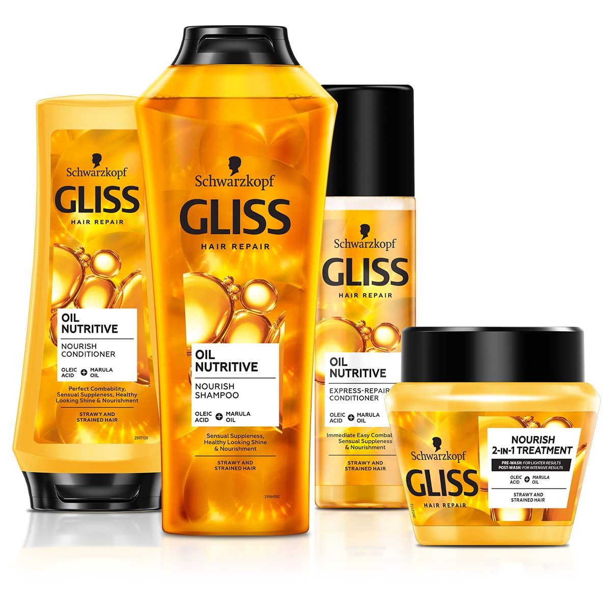 Gliss Split Hair Miracle Hair Care Mask - 300ml - Repairs Damaged Hair &amp; Nourishes Intensely
