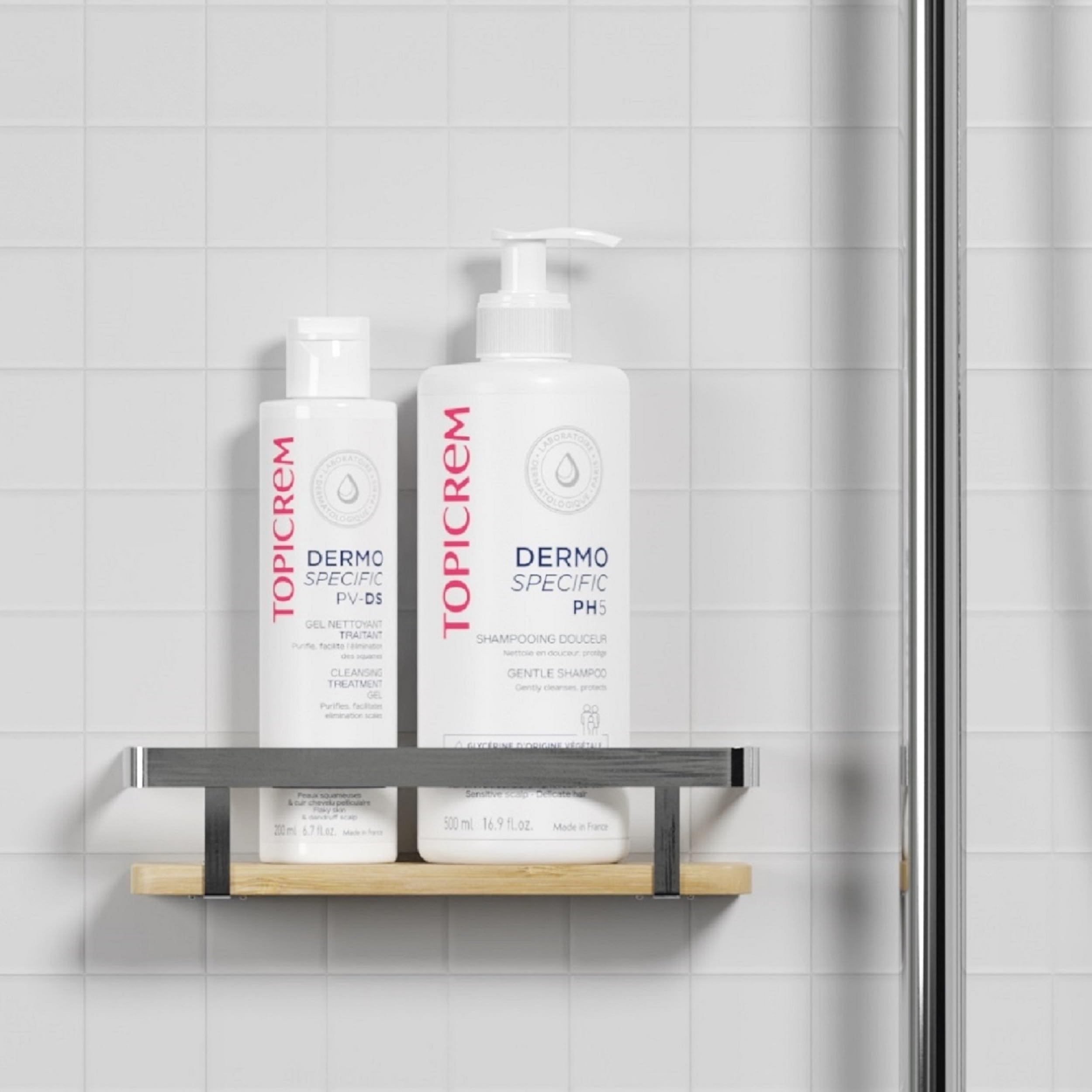 Topicrem PV/DS Cleansing Gel for Body and Hair - Gentle, Soothing, For Sensitive Skin &amp; Scalp - 200ml