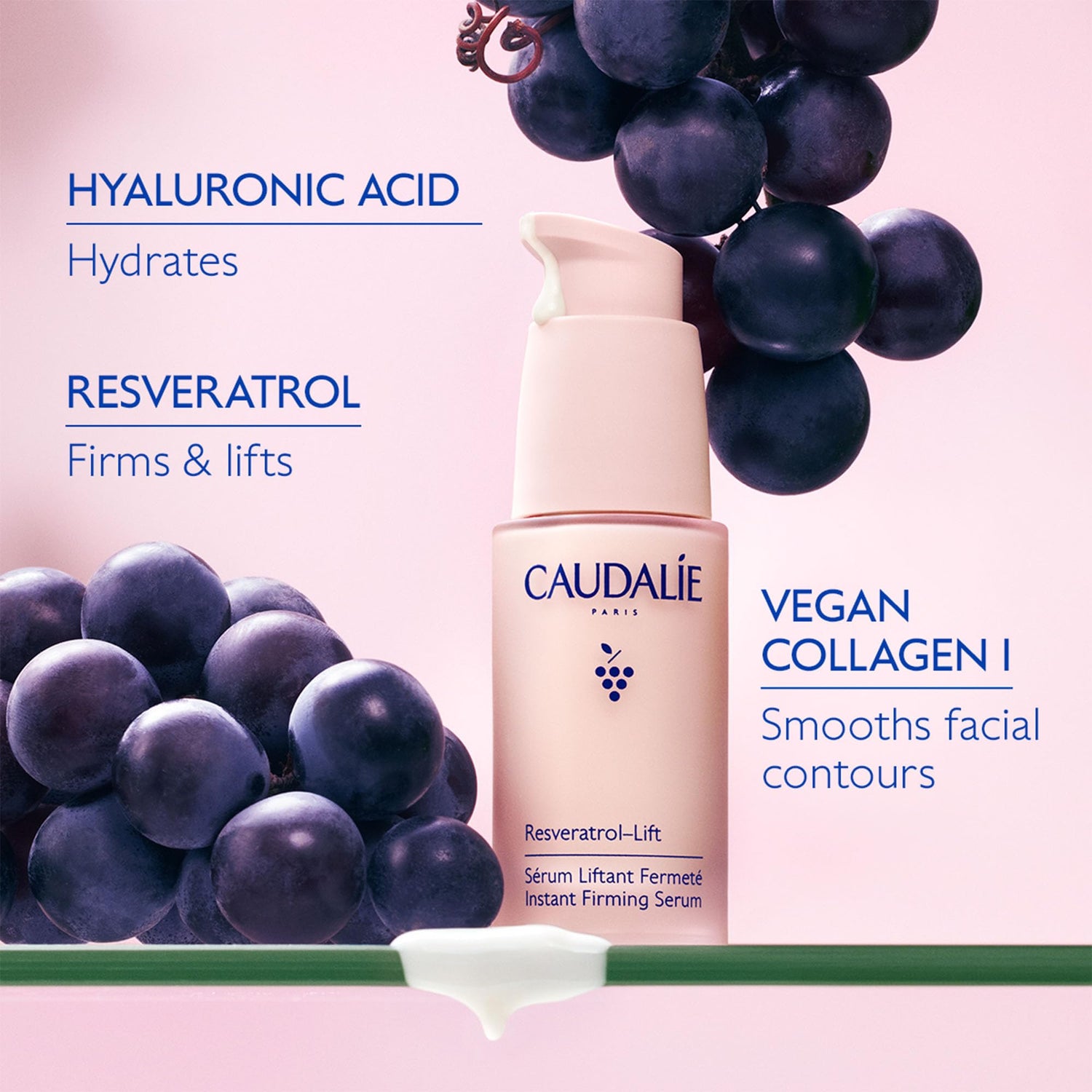 Caudalie Resveratrol Lift Firming Serum - Anti-Aging, Firming &amp; Lifting Serum with Resveratrol for Youthful Skin