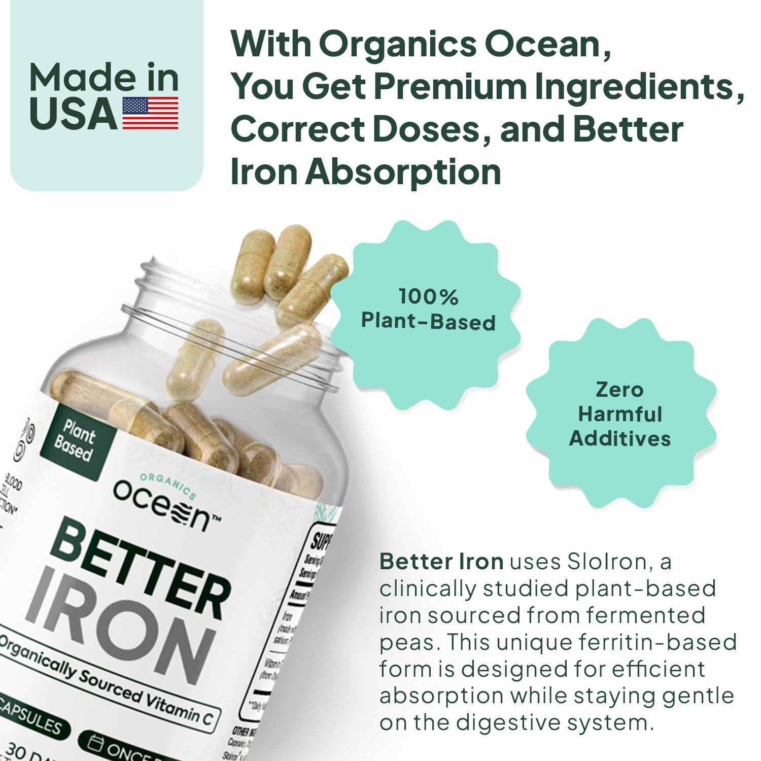 Ocean Methyl Folat - 30 Tablet Folic Acid Supplement