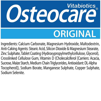 Vitabiotics Osteocare 90 Tablets - Calcium &amp; Vitamin D for Osteoporosis Prevention