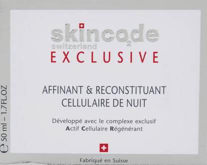Skincode Cellular Night Refine and Repair Night Cream with Retinyl Palmitate and Hyaluronic Acid - Anti-Aging, Hydrating Night Cream for Fine Lines and Wrinkles