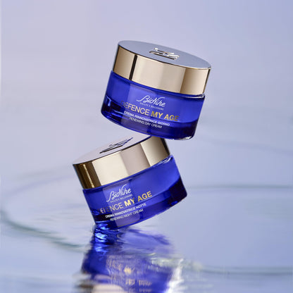 BioNike Defence My Age Anti-Aging Night Cream - Hydrating, Vitamin C Enriched Skincare for Mature Skin